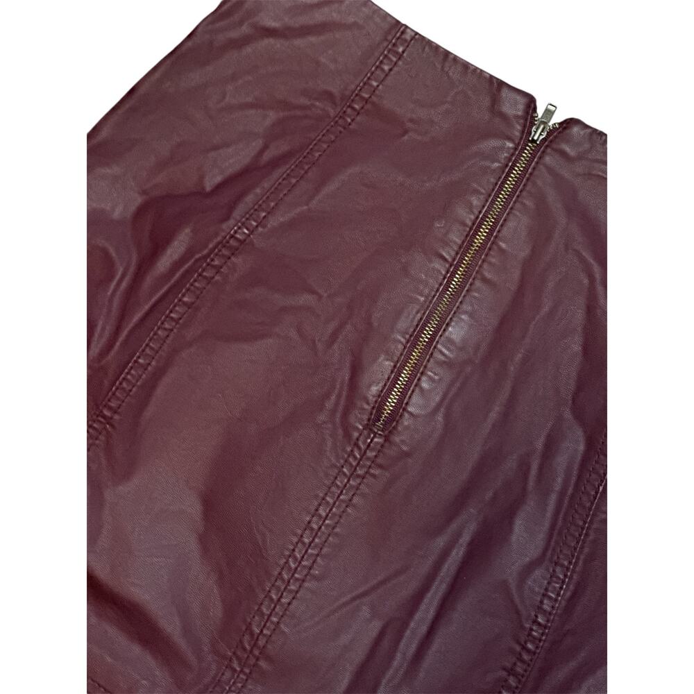 Free People “leather” mini - Picture 2 of 6